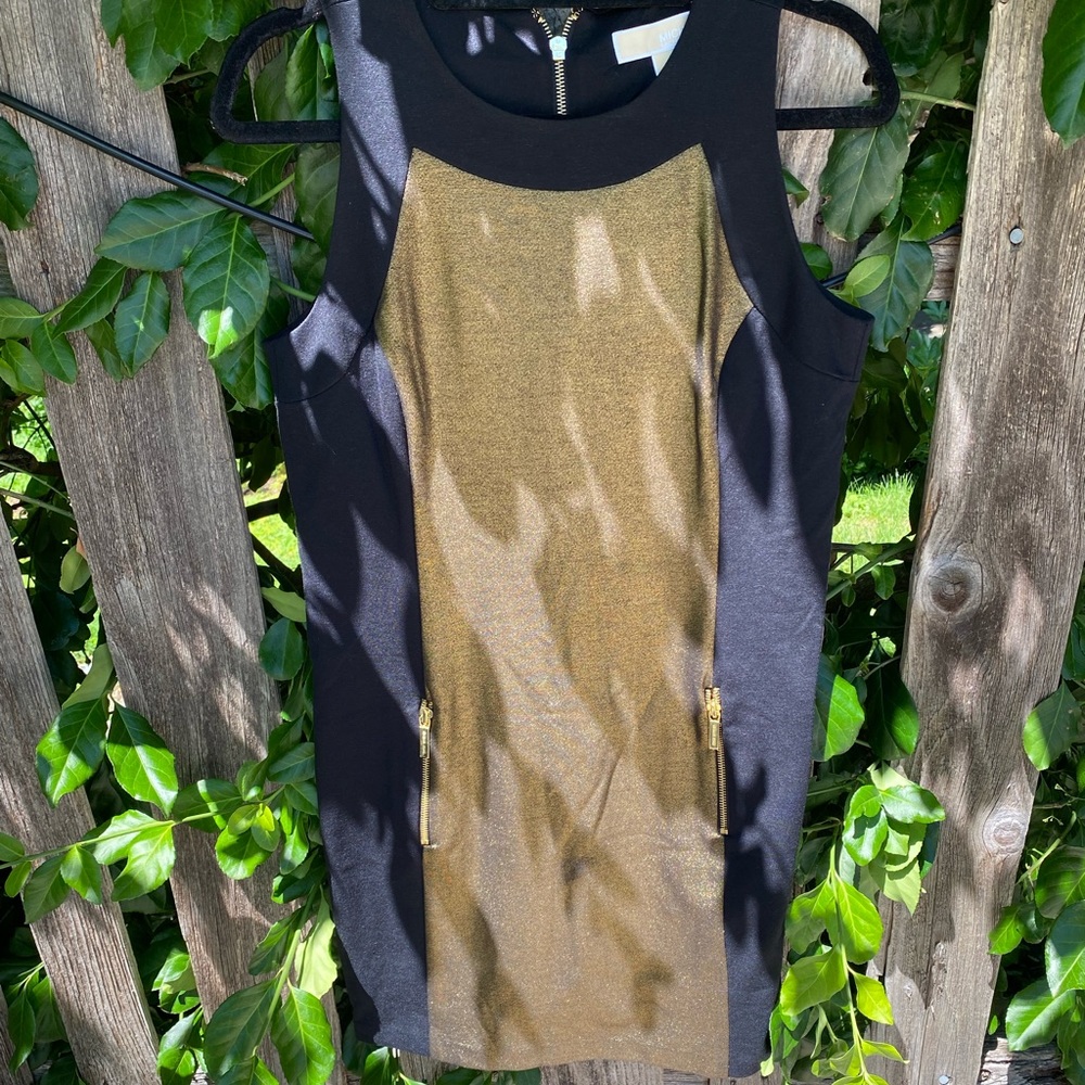 Black and Gold MK Dress
